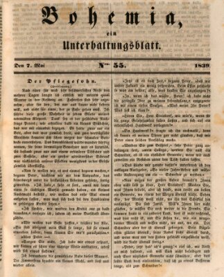 Bohemia Dienstag 7. Mai 1839