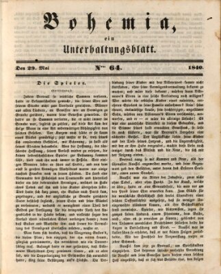 Bohemia Freitag 29. Mai 1840