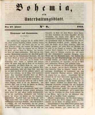 Bohemia Sonntag 17. Januar 1841