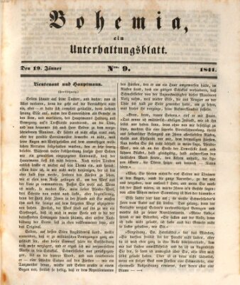 Bohemia Dienstag 19. Januar 1841