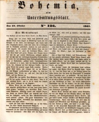 Bohemia Dienstag 19. Oktober 1841