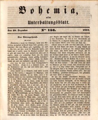 Bohemia Dienstag 28. Dezember 1841