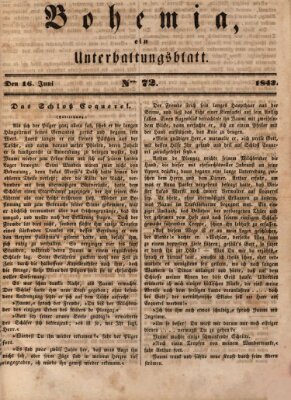 Bohemia Freitag 16. Juni 1843
