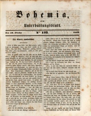 Bohemia Dienstag 10. Oktober 1843