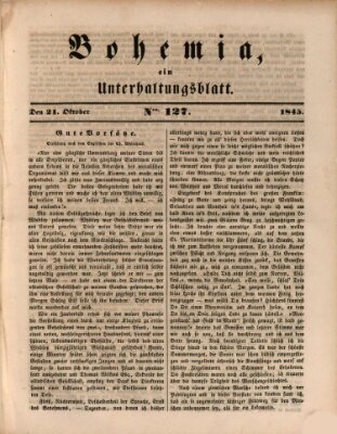 Bohemia Dienstag 21. Oktober 1845