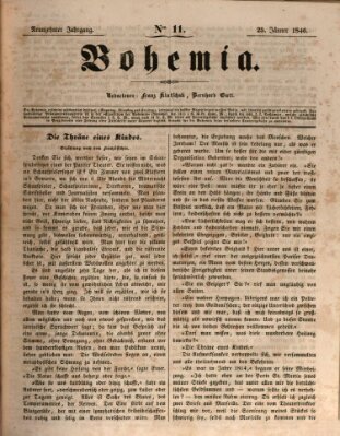 Bohemia Sonntag 25. Januar 1846