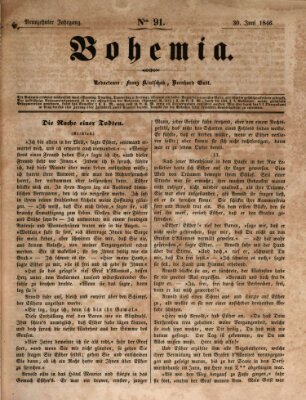 Bohemia Dienstag 30. Juni 1846