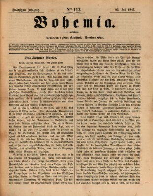 Bohemia Freitag 23. Juli 1847