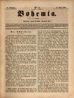 Bohemia Donnerstag 13. Januar 1848