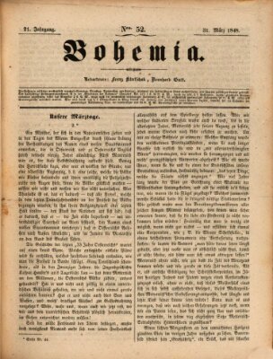 Bohemia Freitag 31. März 1848