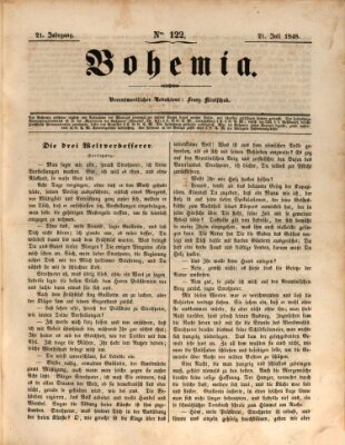 Bohemia Freitag 21. Juli 1848
