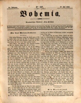 Bohemia Donnerstag 27. Juli 1848