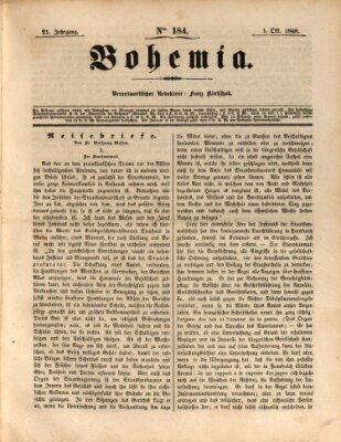 Bohemia Sonntag 1. Oktober 1848