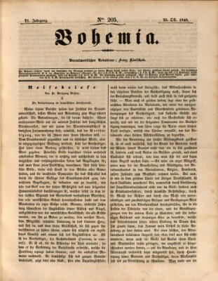 Bohemia Donnerstag 26. Oktober 1848