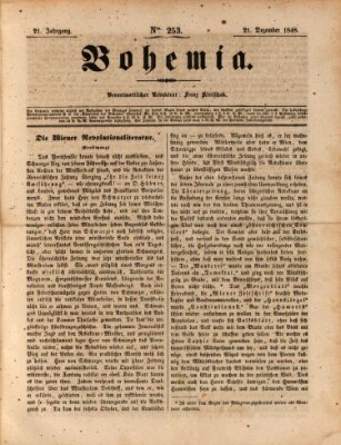 Bohemia Donnerstag 21. Dezember 1848