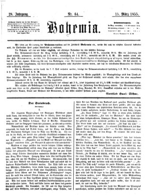 Bohemia Donnerstag 15. März 1855