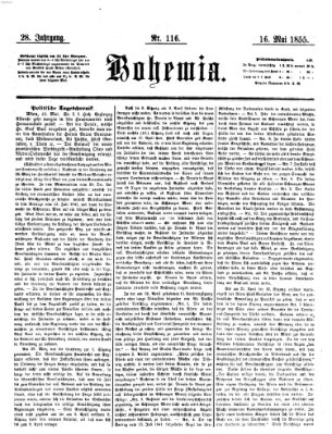 Bohemia Mittwoch 16. Mai 1855