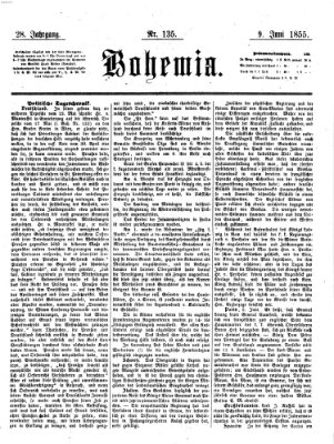 Bohemia Samstag 9. Juni 1855