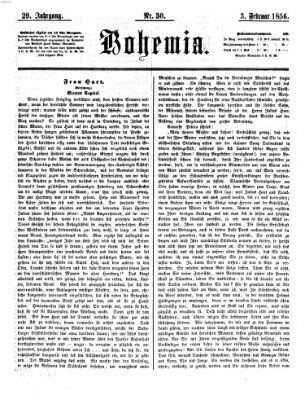 Bohemia Sonntag 3. Februar 1856