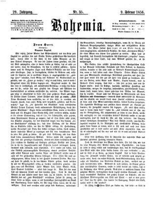 Bohemia Samstag 9. Februar 1856