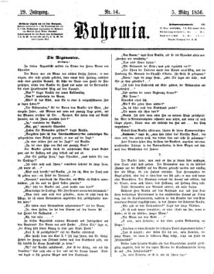 Bohemia Mittwoch 5. März 1856