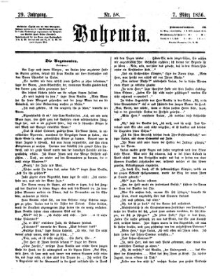 Bohemia Freitag 7. März 1856