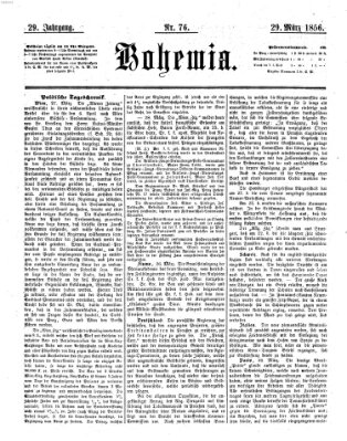 Bohemia Samstag 29. März 1856