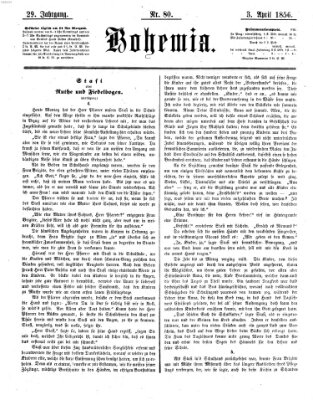 Bohemia Donnerstag 3. April 1856