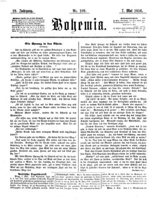 Bohemia Mittwoch 7. Mai 1856