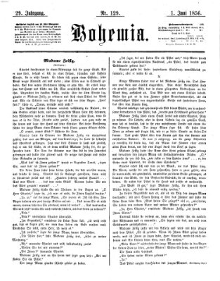 Bohemia Sonntag 1. Juni 1856
