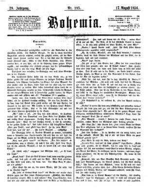 Bohemia Sonntag 17. August 1856