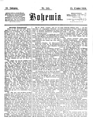 Bohemia Mittwoch 15. Oktober 1856