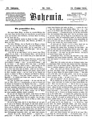Bohemia Samstag 18. Oktober 1856