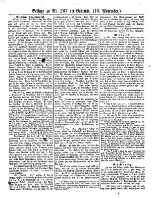 Bohemia Montag 10. November 1856