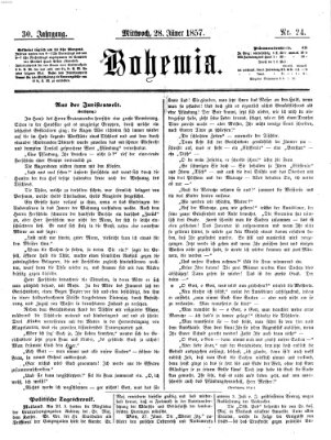 Bohemia Mittwoch 28. Januar 1857