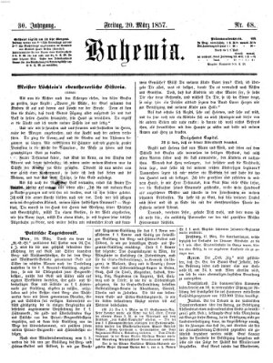Bohemia Freitag 20. März 1857