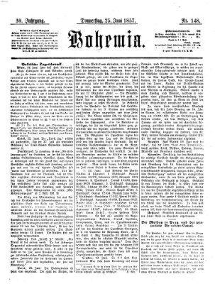 Bohemia Donnerstag 25. Juni 1857