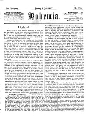 Bohemia Freitag 3. Juli 1857