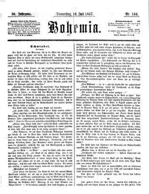 Bohemia Donnerstag 16. Juli 1857