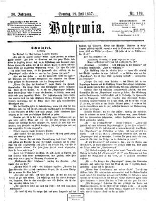 Bohemia Sonntag 19. Juli 1857