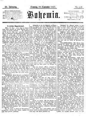Bohemia Sonntag 20. September 1857