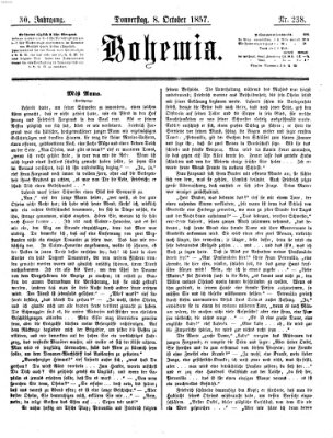 Bohemia Donnerstag 8. Oktober 1857