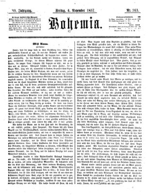 Bohemia Freitag 6. November 1857
