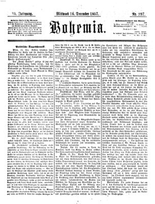 Bohemia Mittwoch 16. Dezember 1857
