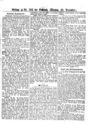 Bohemia Montag 28. Dezember 1857