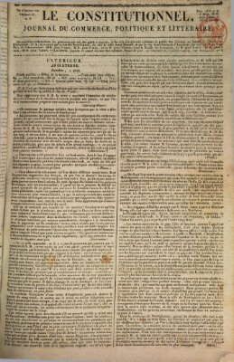 Le constitutionnel Sonntag 6. August 1820