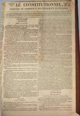 Le constitutionnel Sonntag 1. Oktober 1820