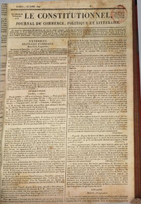 Le constitutionnel Samstag 7. Oktober 1820