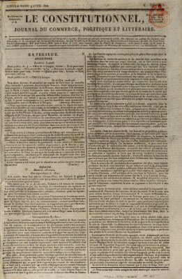Le constitutionnel Montag 8. April 1822