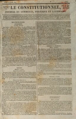 Le constitutionnel Montag 22. April 1822
